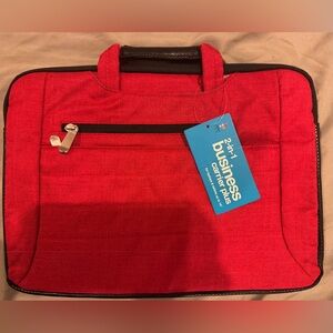 Stylish Red Laptop Bag for Men, NWT